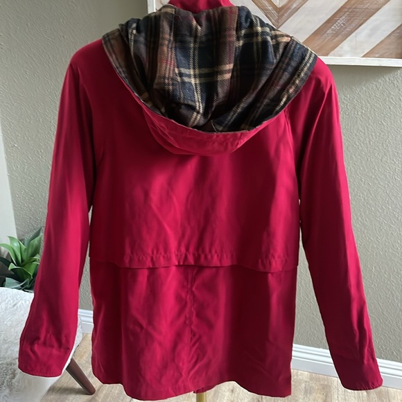 Liz Claiborne red lined jacket size SP - Picture 7 of 10